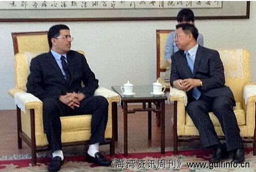 中国贸促会于平副会长会见迪拜水电部部长塔伊尔