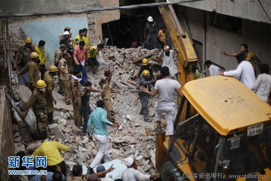 印度同一天发生多起建筑倒塌事故