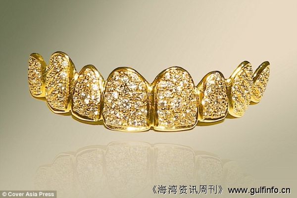 迪拜推出价值15.2万美元的镶钻石金牙