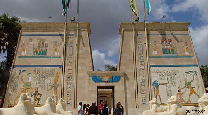 埃及“法老村”中国展览馆揭幕